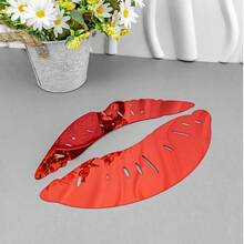 OUTANA Stiker Cermin Pola Bibir Perekat Akrilik, Tidak Perlu Alat, Dapat Dilepas, Cocok untuk Kamar Tidur, Ruang Belajar, Ruang Tamu, dan Tempat Pesta, Tersedia dalam Warna Emas, Perak, Hitam, Merah, dan Warna Lainnya - Beraneka warna - View 6