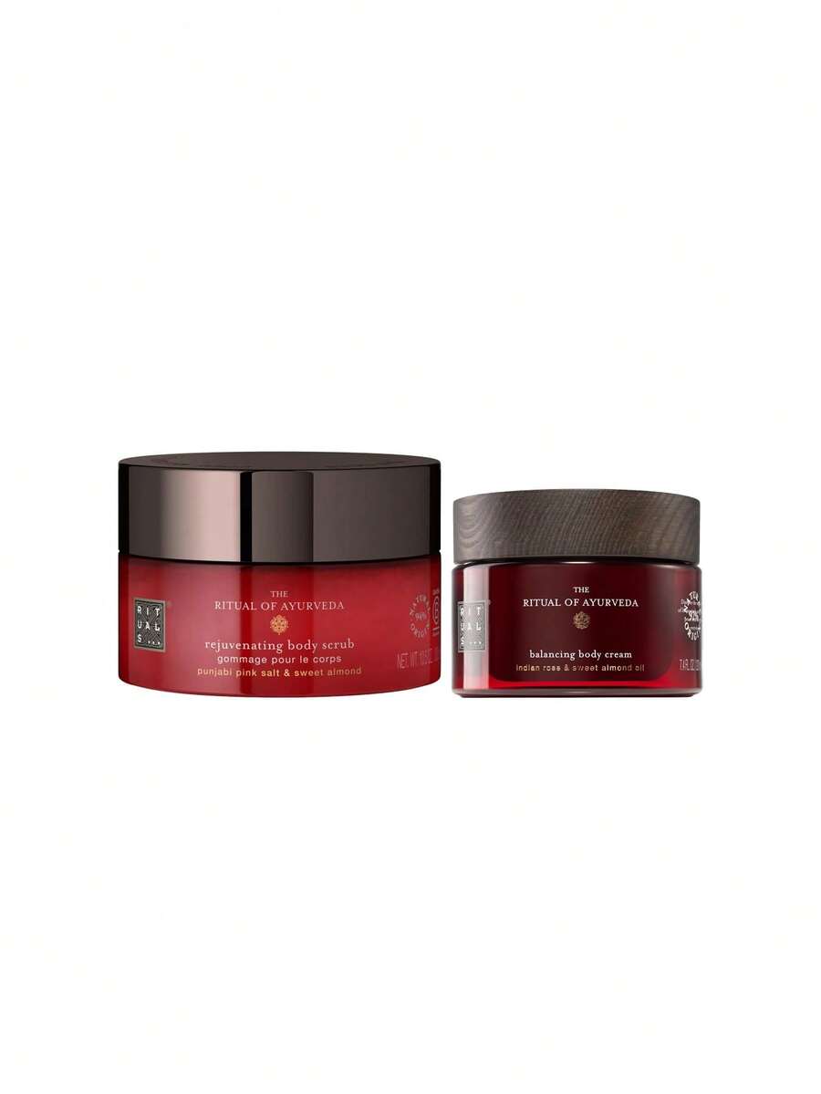 Rituals [Bundle] The Ritual Of Ayurveda Rejuvenating Body Scrub 300 G + Body Cream 220 Ml - The Ritual Of Ayurveda - View 1