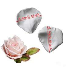 Peony, Tulip, Rose Petal Double-Sided Textured Silicone Mold, Fondant Cake Decorating Mold, Reusable Kitchen Baking Tool For Wedding, Birthday Party Decoration - Light Grey - View 15