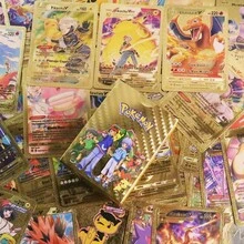pokemon Thiệp cầu vồng mạ vàng, Thiệp hoạt hình anime dễ thương mạ vàng, Thiệp nhiều ngôn ngữ, Thiệp giải trí cho bữa tiệc - Nhiều màu - Xem 4