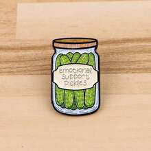 1pc Lapel Enamel Pins And Brooches Badge Pins For Backpacks Bags Backpack Cool Decoration Friend For Gifts - 彩色 - 查看 4