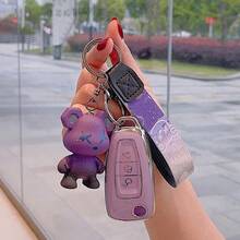 Ốp bảo vệ chìa khóa xe hơi bằng TPU, phù hợp với chìa khóa xe Focus, Kuga, Mondeo, vỏ giữ chìa khóa thông minh - Chất liệu TPU mềm bền, bảo vệ lý tưởng. - A - Xem 9