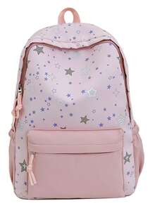 New Fashionable Minimalist Versatile Comfortable Backpack, Suitable For School, Graduation, Travel, Large Capacity Multi-Function Unisex Design - Multicolor - View 10
