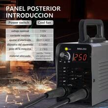 Herrax Mma-250 Mini Soldadoras Máquina Inverter Portatil Inversores - Tipo de Enchufe A USA (110-127V) - Ver 3