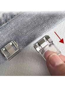 4 st osynliga benklämmor, förhindrar att byxbenen släpar, sömlösa dolda fästen - 4-pack - Visa 1