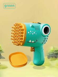 Dinosaur Shaped Automatic Bubble Machine Toy For Kids. Suitable For Boys And Girls Summer Outdoor Party Play. (Batteries And Bubble Solution Not Included) - Multicolor - View 10