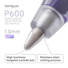 Juego de 72/54/36/24/16 bolígrafos de gel de colores brillantes Langer (incluye caja de regalo), bolígrafos de gel brillantes de 1.0 mm, juego con caja de regalo, bolígrafos de dibujo de colores de alta gama, adecuados para estudiantes, temporada de vuelta al colegio - Conjuntos - Ver 9