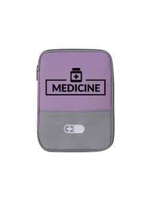 Portable "Medicane" Patterned Medical Bag, Compact First Aid Kit For Camping, Travel And Home Use, Convenient Medication Pouch, Emergency Pack, Available In Multiple Colors, Essential For Health-Conscious People, Ideal Gift For Birthday, Holiday, Party, Mother's Day, Back To School - Multicolor - View 19