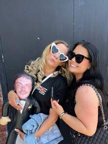 Custom Face Groom/Bride Blow Up Doll Inflatable, Hen Party, Bachelorette, Wedding Favor, Custom Photo Party Supplies, Reusable Cutout For Bridal Shower, Photo Booth Props - Multicolor - View 11