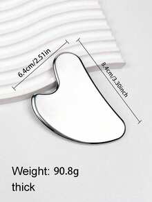 Bộ 2 món massage chăm sóc da mặt - Bàn chải massage dẫn lưu bạch huyết vùng mặt, bảng Gua Sha hình trái tim bằng thép không gỉ, bàn chải chà mặt khô, dụng cụ massage dẫn lưu bạch huyết vùng mặt, cằm và đường viền hàm, dụng cụ Gua Sha bằng thép không gỉ. - A - Xem 8