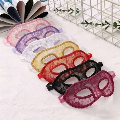 【黛西】7/3/1件装 女士优雅蕾丝舞会面具，适合化装舞会、万圣节派对、狂欢节、婚礼、宴会、音乐节、母亲节服装