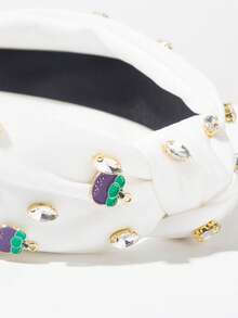 1 pieza Diadema de pelo con diseño de chispas de chocolate, accesorio para el cabello de moda, hermoso y colorido - FG110-Mangkhut - Ver 2