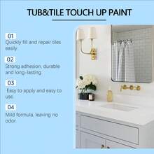 Wall Mending Agent & Caulk - Tile Repair Paint - View 5