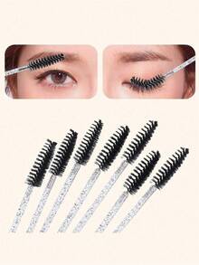 睫毛嫁接套装一次性超细棉签刷，包含睫毛刷、唇刷、睫毛膏刷头，睫毛嫁接美妆棒套装（黑色）_ 美容及个人护理 100/300/450 支装 - 彩色 - 查看 4