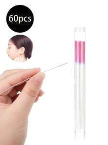 Bộ dụng cụ vệ sinh lỗ xỏ tai 60/120 món, khử mùi, bộ chăm sóc tai, chỉ xỏ khuyên dùng một lần, chỉ vệ sinh sau khi xỏ khuyên, dụng cụ vệ sinh lỗ xỏ tai, dùng được cho cả nam và nữ. - Nhiều màu - Xem 18