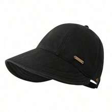 Women's Summer Hat Outdoor Travel Beach Baseball Cap With Large Brim Adjustable Hat - A - 查看 3