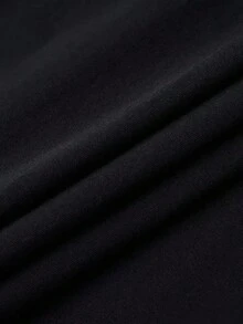 Large Size Women's Clothing, Trebalena Women's Large Size Flower Heart-Shaped Printed T-Shirt-Short Sleeve Round Neck Casual Top, Random Flower Pattern, Comfortable Daily Wear, Suitable For Spring, Summer And Autumn Three Seasons, Machine Washable, Suitable For Semi-Formal Occasions And Casual Dress Good Friday, Breathable Comfort, Fade-Resistant, For Women, Vintage Vibe - 黑色 - 查看 4