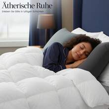 1pc (White) Bedding Duvet 135 X 200 Cm, All-Season Duvet 280 GSM Filling, Microfiber Quilt, Duvet, Quilt, Bedspread, With Diamond Quilting, Cloud White - 白色 - 查看 3