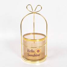 1pc Nordic Luxury Bowknot Vase, Decorative Flower Basket For Living Room - Multicolor - View 14