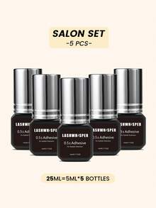 10毫升睫毛胶，0.5秒速干睫毛嫁接胶，5毫升/10毫升专业睫毛胶，持久强力粘合，美容级速干单根睫毛及整根睫毛胶 - 黑色 - 查看 16