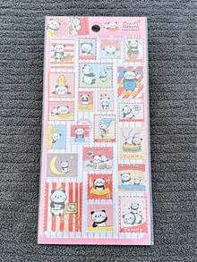 High-Quality Cute Panda Sticker/Stamp Set, Includes 4 Pieces, Suitable For Decorating Notebooks, Souvenirs, Phone Cases, Stationery, Also Makes A Great Gift - Multicolor - View 9