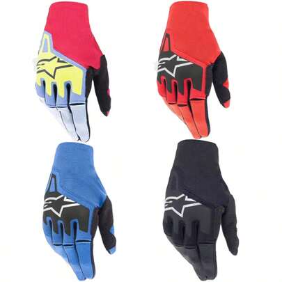 Alpinestars Găng tay xe máy địa hình TECHSTAR dành cho xe đạp đổ dốc, xe đạp leo núi DH MX MTB, găng tay xe máy nam và nữ, phụ kiện đua xe đạp.