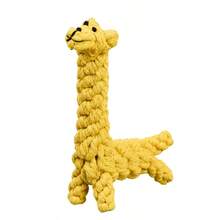 Juguetes de cuerda tejidos a mano y de colores para perros, juguetes de cuerda de animales divertidos, cuerda de zanahoria de dibujos animados, juguetes de peluche de conejo/león/pulpo/elefante/oso, adecuados para entrenamiento, limpieza de dientes y juego interactivo para perros medianos y pequeños - Multicolor - Ver 14