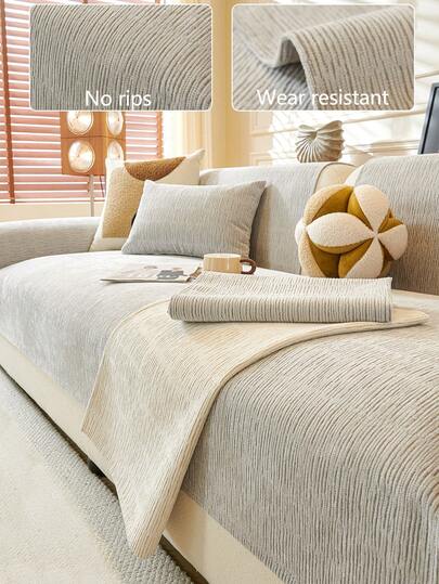 1 chiếc vỏ đệm sofa bằng vải chenille mềm mại, thoải mái, kiểu dáng hiện đại tối giản, chống trượt, dùng được quanh năm, chống bụi và dễ vệ sinh, mềm mại và không phai màu, thân thiện với thú cưng. Thích hợp cho phòng ngủ, văn phòng, phòng khách, sofa hình chữ L và sofa 1/2/3/4 chỗ ngồi.