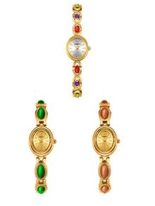 1件女士优雅简约休闲时尚石英腕表，适合日常佩戴 - 均碼 - 查看 12