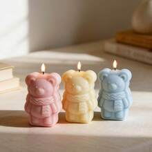 小熊蜡烛硅胶模具 DIY手工香氛动物造型肥皂模具 - 小熊模具 - 查看 8