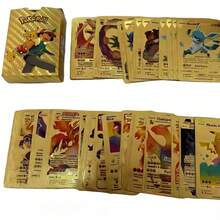 pokemon Thiệp cầu vồng mạ vàng, Thiệp hoạt hình anime dễ thương mạ vàng, Thiệp nhiều ngôn ngữ, Thiệp giải trí cho bữa tiệc - Nhiều màu - Xem 7