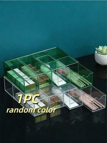 Hộp đựng kính mắt 4 tầng bằng acrylic, giá để bàn xếp chồng được dùng để đựng kính mắt, mỹ phẩm và trang sức, có ngăn kéo, dung tích lớn, có thể đặt nằm ngang hoặc dọc, hộp đựng có ngăn kéo trong suốt để bàn, thích hợp để đựng kính mắt, mỹ phẩm và son môi - Giá chống bụi, thích hợp làm quà tặng. - Nhiều màu - Xem 16