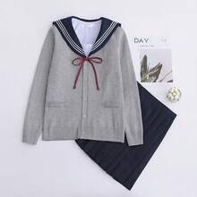 Men Cardigans - Duister paars - Bekijken 1