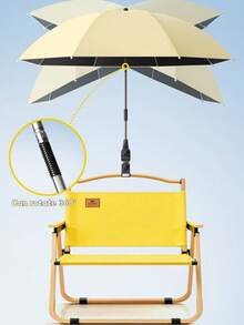 85cm Diameter 2-In-1 Sunshade & Rain Cover For Strollers, Adjustable Canopy, Suitable For Beach, Chairs, Pets, Summer Outdoor Essential - Patterns: Duck, Panda, Hippopotamus - Sun Umbrella - View 2