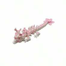 3D打印樱花龙模型 A关节可动仿真动物摆件人偶 - 节日礼物 - 生日礼物 - 彩色 - 查看 7