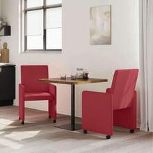 Chaises de cuisine - Rouge - Voir 2