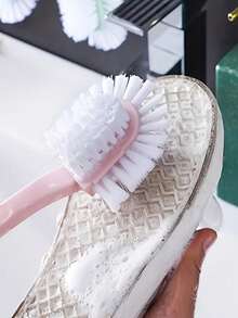 2/1pc Multi-Angle Shoe Brush, Durable 5-In-1 Shoe Brush, Plastic Material, Efficient Cleaning, Suitable For Laundry And Shoe Cleaning, Also Suitable For Household Cleaning - Multicolor - View 3