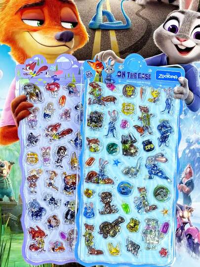 Disney Nhãn dán 3D dạng rời, nhãn dán trang trí tự dính có thể tái sử dụng, nhãn dán tương tác cho trẻ em, nhãn dán trang trí hàng ngày, nhãn dán trang trí tiệc, trò chơi dán nhãn cho trẻ em, đồ trang trí điện thoại 3D dễ thương tự làm, nhãn dán thủ công mỹ thuật cho trẻ em.