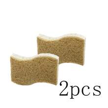 12pcs Natural Kitchen Sponges - Compostable Cellulose & Coconut Fiber Dish Washing Sponges - 12 Pack DUTZ - S - View 11