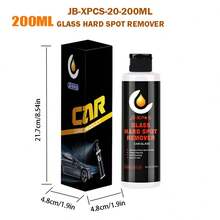 1 pieza Limpiador antivaho, adecuado para la eliminación de la película de aceite del parabrisas automotriz, agente de limpieza de película de aceite, agente antilluvia JB XPCS-20 - capacidad - Ver 11