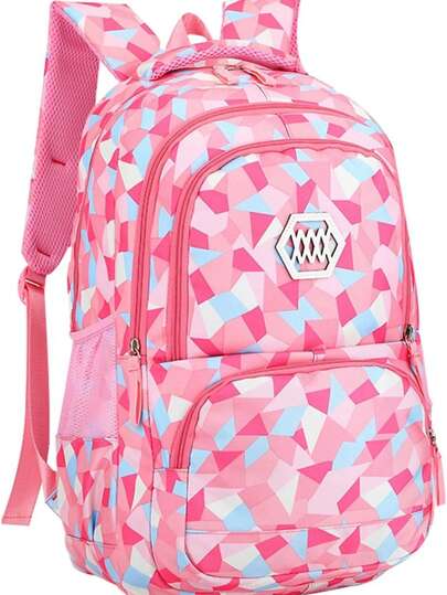 Mochila unisex - Bolsa escolar linda y ligera (ideal para estudiantes de secundaria y bachillerato), con bolsillo antirrobo integrado.