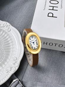 REBIRTH 1pc Women's Compact Fashion Waterproof Quartz Watch, Suitable For Daily Decoration - one-size - View 6
