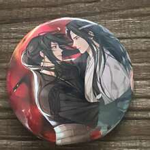 1pc Mo Dao Zu Shi Themed Wei Wuxian & Lan Wangji Enamel Pin, Yaoi Fandom Gift, Backpack Pendant - 彩色 - 查看 11
