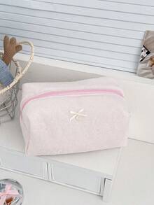 1 Túi đựng mỹ phẩm nữ kiểu Hàn Quốc, thiết kế jacquard, mềm mại và bông xốp, dung tích lớn, túi đựng đồ du lịch có khóa kéo, túi đựng đồ dùng vệ sinh cá nhân dễ thương, họa tiết caro, túi đựng đồ trang điểm dung tích lớn, túi đựng mỹ phẩm du lịch, túi đựng đồ đa năng, đồ dùng học tập, đồ dùng nghỉ lễ, đồ dùng du lịch, đồ dùng ký túc xá, quà Giáng sinh, quà tặng mẹ, quà tựu trường, quà tặng học sinh, quà tặng phù dâu, quà năm mới - Nhiều màu - Xem 10