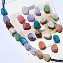 21x12毫米不对称亚克力双色云朵珠，大理石纹理和斑点图案，适用于DIY珠宝制作，如项链、手链、钥匙扣、耳环、手机挂饰、装饰工艺品、珠宝制作隔珠、手工配件，表面光滑，色彩鲜艳，可用于创意工艺品和礼品制作。 - 彩色 - 查看 5