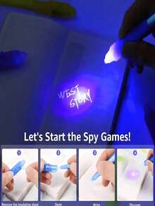 10支/5支/1支装 LED 旋转荧光笔 - 手背夜光 EDC - 开学季 - 课堂奖励、生日礼物、派对礼物 - 课堂奖品 - 趣味礼物、圣诞礼物、万圣节礼物 - 多色 - 查看 7