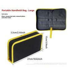 1 pieza Bolsa de almacenamiento de herramientas de hardware con cierre de cremallera, portátil y de mano, disponible en varios modelos - A - Ver 13