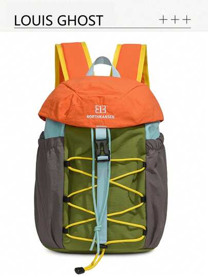 Ba lô dã ngoại nhiều màu sắc phối ghép | Nhẹ và có thể gấp gọn, phù hợp với nhiều tình huống, đa năng cho thể thao, đi làm, tiện dụng. Dễ dàng mở rộng và khóa chắc chắn. Lý tưởng để đựng chai nước, máy tính xách tay, quần áo cho các hoạt động ngoài trời như leo núi, đi làm hàng ngày và các chuyến đi ngắn. Thoải mái khi đeo trong thời gian dài, hoàn hảo cho mua sắm, leo núi, đi làm; đeo nó sẽ làm cho mỗi chuyến đi trở nên đáng nhớ.