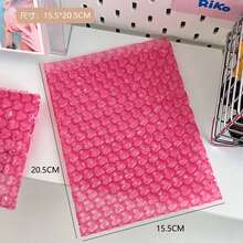 Pink Heart Bubble Mailer, Bubble Wrap Envelope, Small Card Sleeve, Gift Packaging Bag, Shock-Proof & Waterproof - View 1