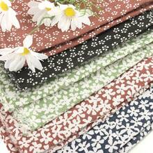 1pc Linen Plum Blossom Printed Fabric, Linen Plaid Fabric For Sewing, DIY Crafts, Bows, Clothing, Sofa Pillows, Tablecloths, Home Decor - Multicolor - View 6